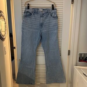 Abercrombie & Fitch Light Blue Wide Leg Jeans